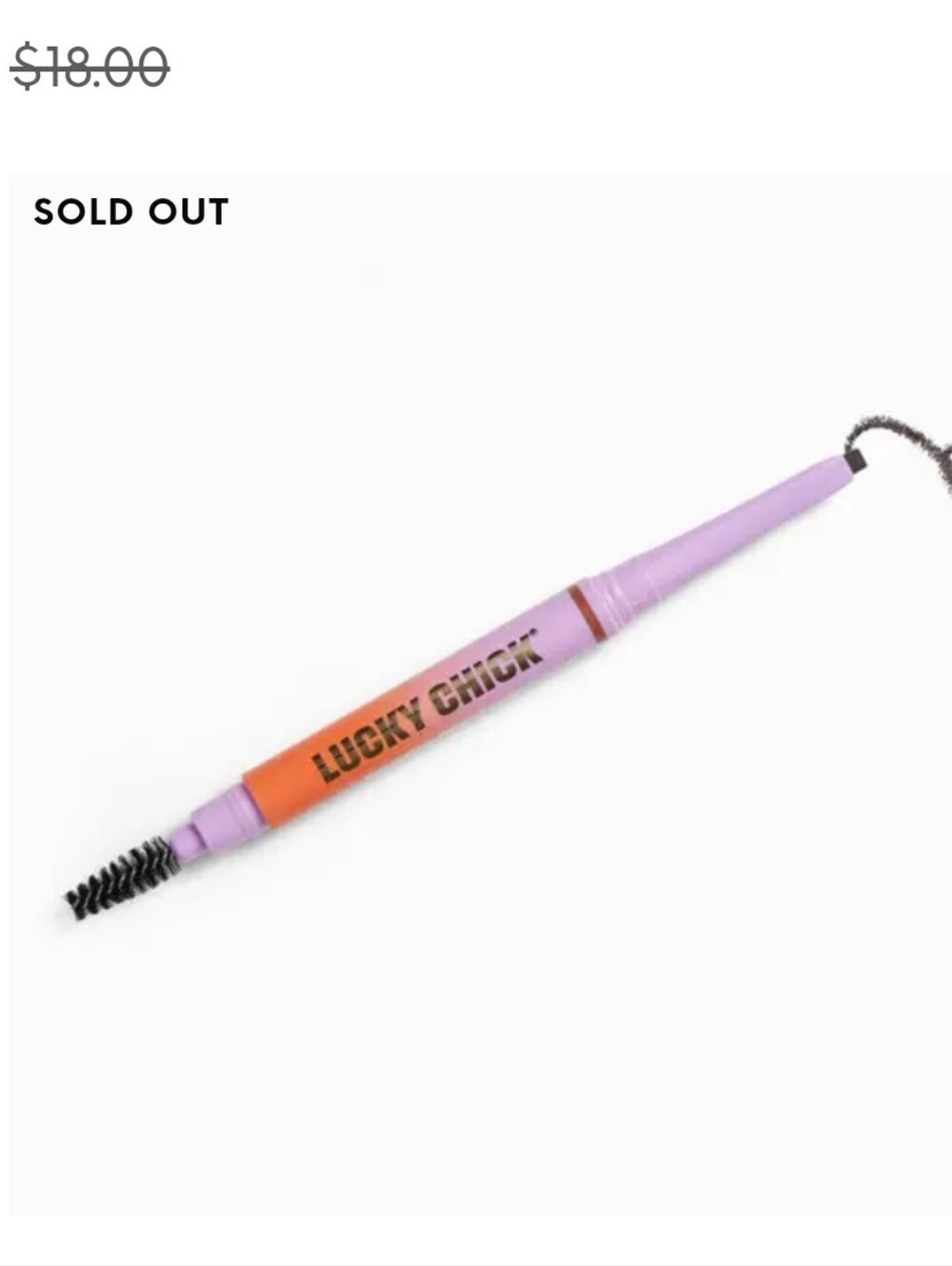 Lucky Chick Precision Brow Pencil Mocha Brown New In Box